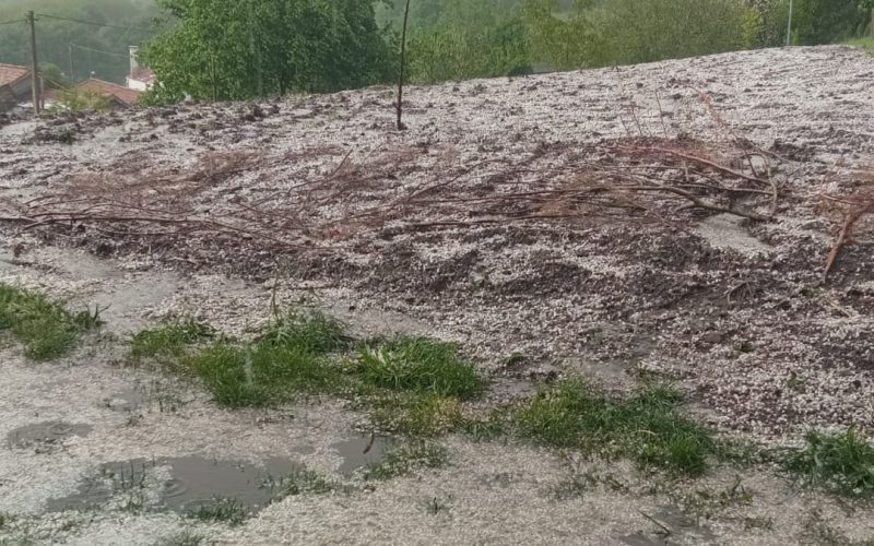 O Carballiño e Piñor, os concellos máis afectados pola tormenta deste domingo.
