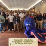 O Carballiño da a benvida ás representacións institucionais de Lanzarote, Noventa Padovana, Mogán e Sevilla, na 64 Festa do Pulpo